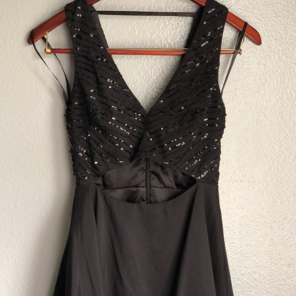 ⭐️BEBE Embellished Flare Dress✨OFFERS WELCOMED